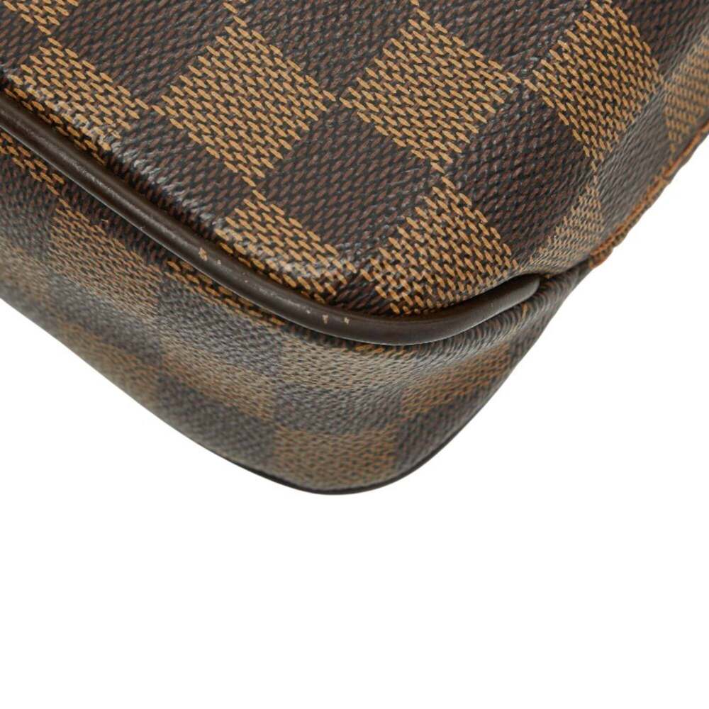 LOUIS VUITTON Authentic Brown Damier Leather Pochette Clutch Bag - Picture 5 of 11